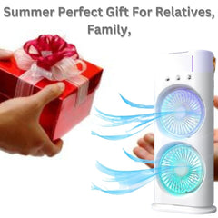 Double Ended Spray Fan AC Mini AC For Room Cooling | Mini Cooler Air Cooler Portable Air Conditioners For Home Office Artic Cooler 3 In 1 Conditioner Mini Air Cooler Mini Cooler Air GenzVybs